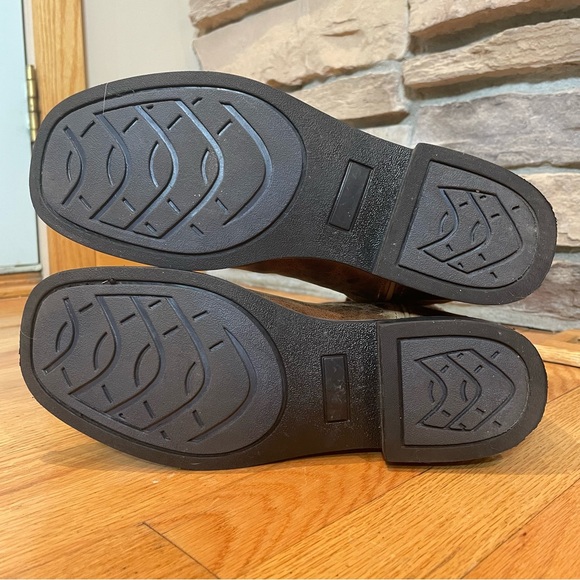 Shyanne Little Lady Western Cowgirl Boot Brown Size 6D Floral Stitched Pattern - Picture 3 of 7